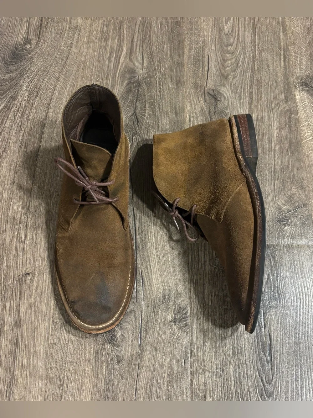 Thursday Boot Company Scout Chukka Suede Boot Brown Men’s Size 10 HANDMADE